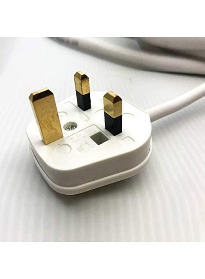 Narken E Series Extension Cord 4 Ways 3 Meter Electric Universal Power Strip wire 13A Fuse surge With Separate Single Switch and Indicate light Max 13A 3250W AC 250V White. - Image 3